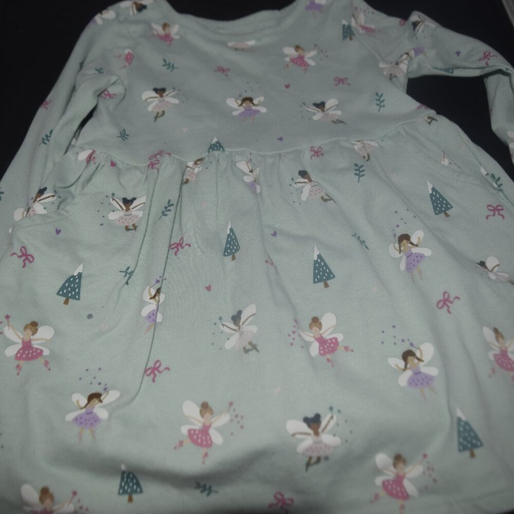 Sugarplum Fairy long sleeve dress Garanimals 3T